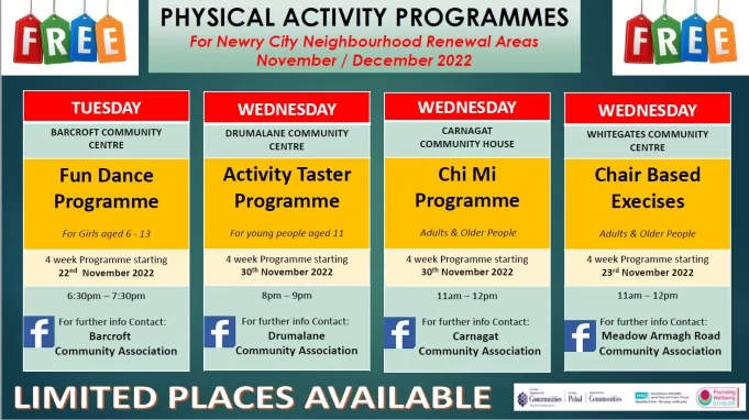NR Physical Activity Programmes Nov and Dec