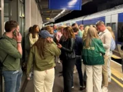 Passengers ‘stranded’ at locked train station
