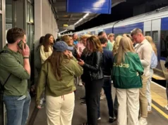 Passengers ‘stranded’ at locked train station