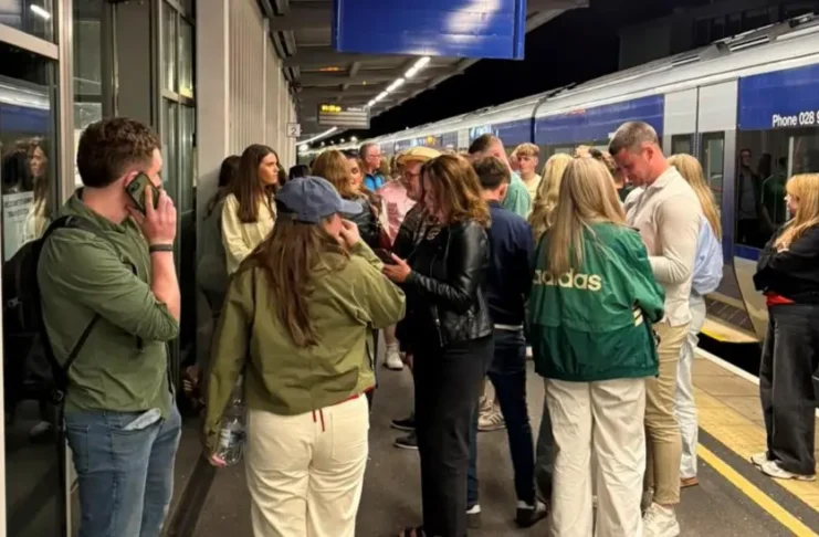 Passengers ‘stranded’ at locked train station
